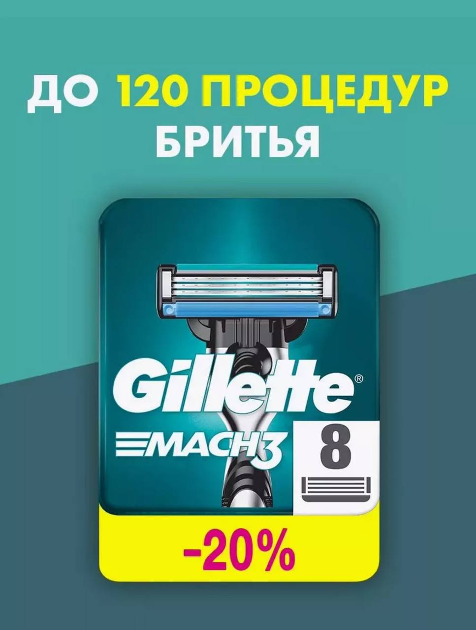 Лезвия для бритья Gillette